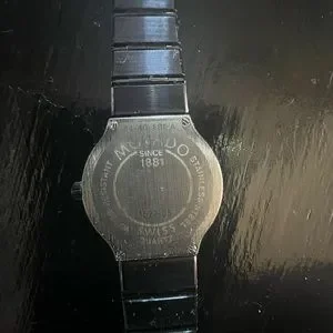 RARE 1881 Vintage MOVADO Museum 22MM Quartz Black Dial Ceramic Women\'s Watch Movado | Accessories | Rare 881 Vintage Movado Museum 22mm  main image 4